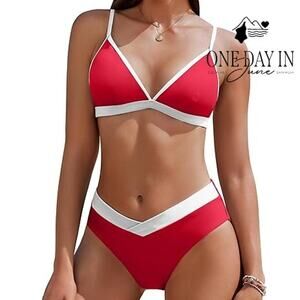 Aleumdr Triangle Bikini Swimsuit Size S